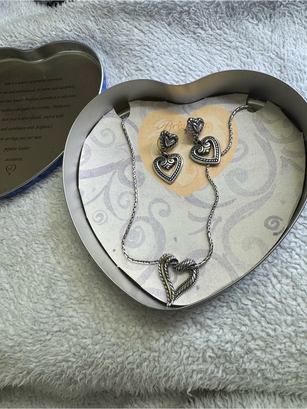 Brighton necklace and earrings
